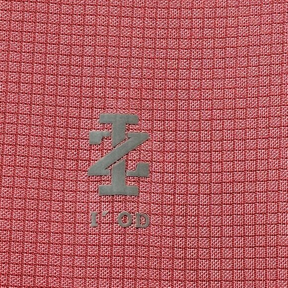 Izod Gold Polo Shirt Mens Size XXL Pink Logo Collared Short Sleeve Pullover - Picture 4 of 16